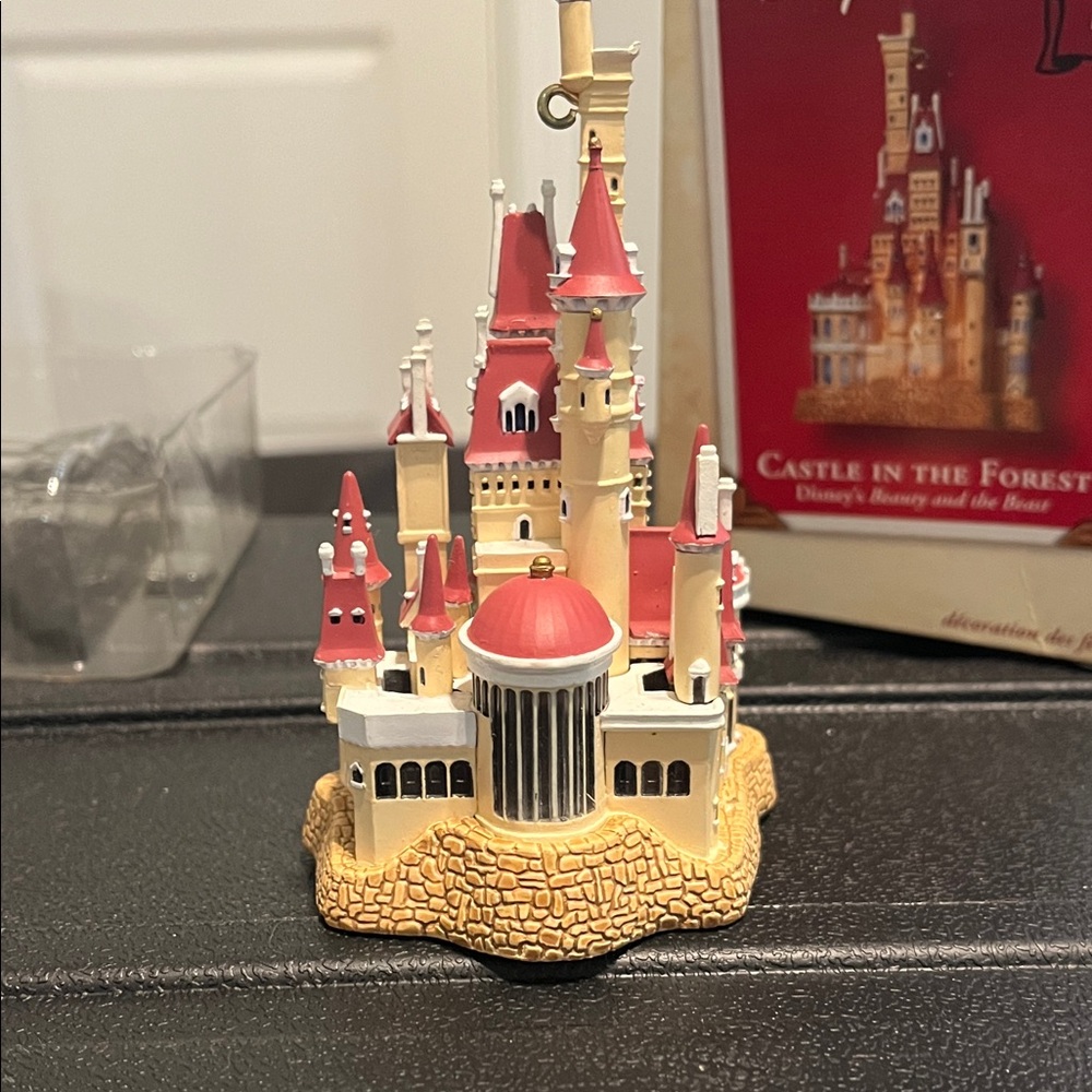 Hallmark Disney Castle in the Forest Beauty and the Beast Christmas ornament